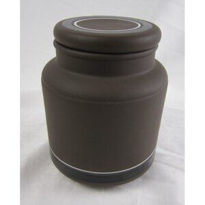 Hornsea England Lancaster Vitramic Hornsea Contrast 1978 Brown Pot with Lid